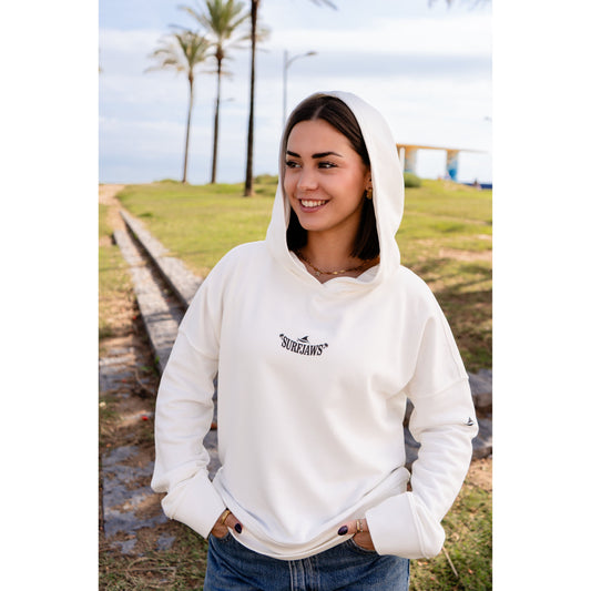 Sudadera Premium SurfJaws "Live in the Moment" - Consciencia y Estilo Desenfadado