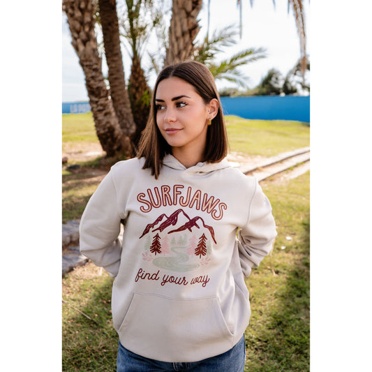 Sudadera SurfJaws "Find Your Way" - Conexión con la Naturaleza
