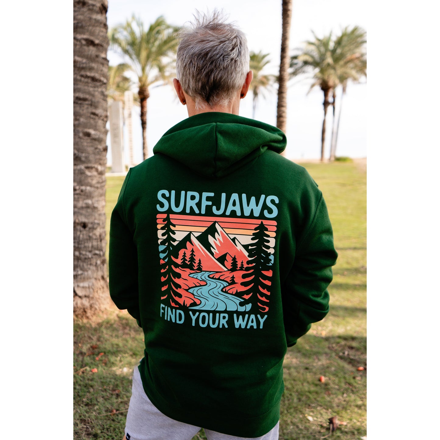 Sudadera SurfJaws "Find Your Way" - 100% Algodón Orgánico