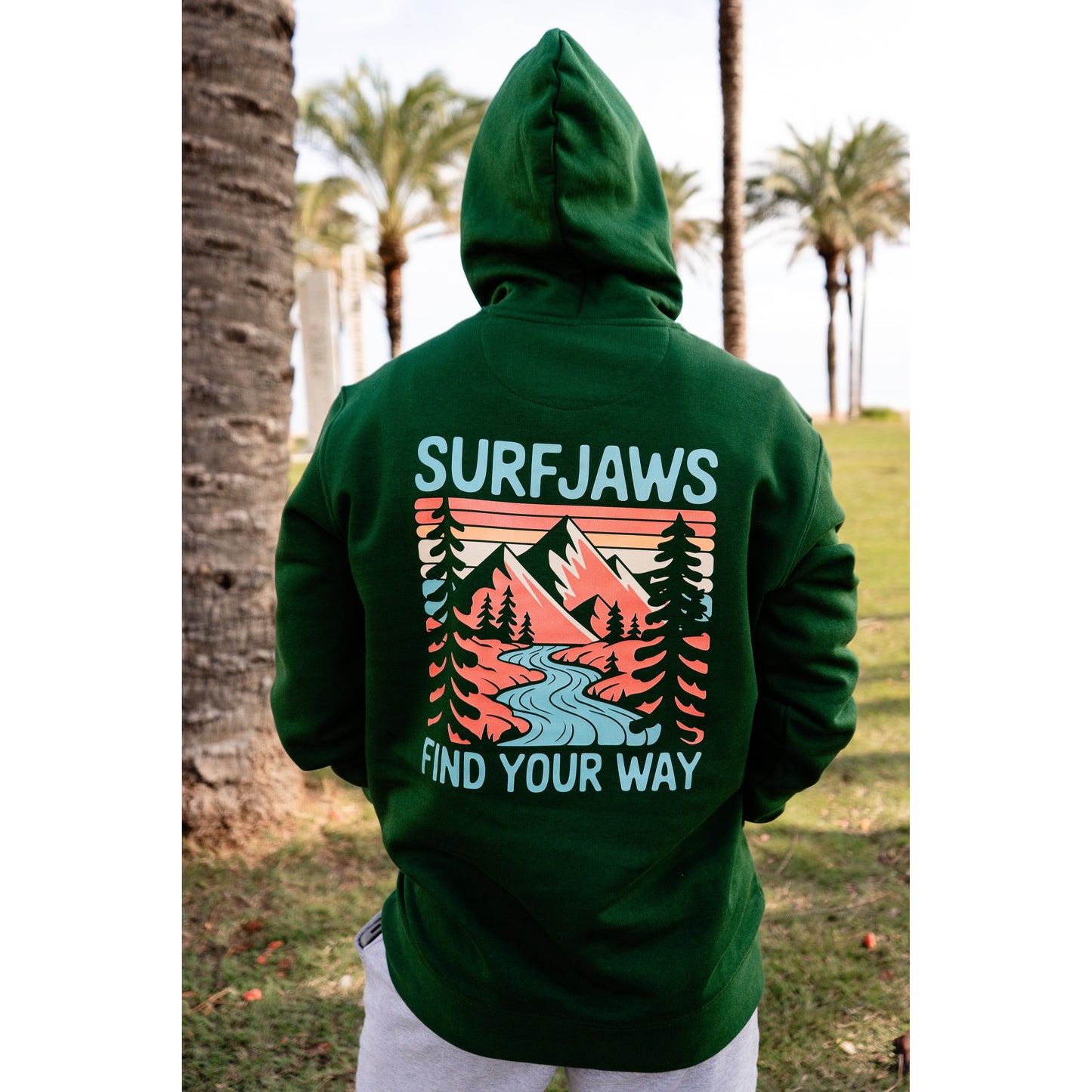 Sudadera SurfJaws "Find Your Way" - 100% Algodón Orgánico