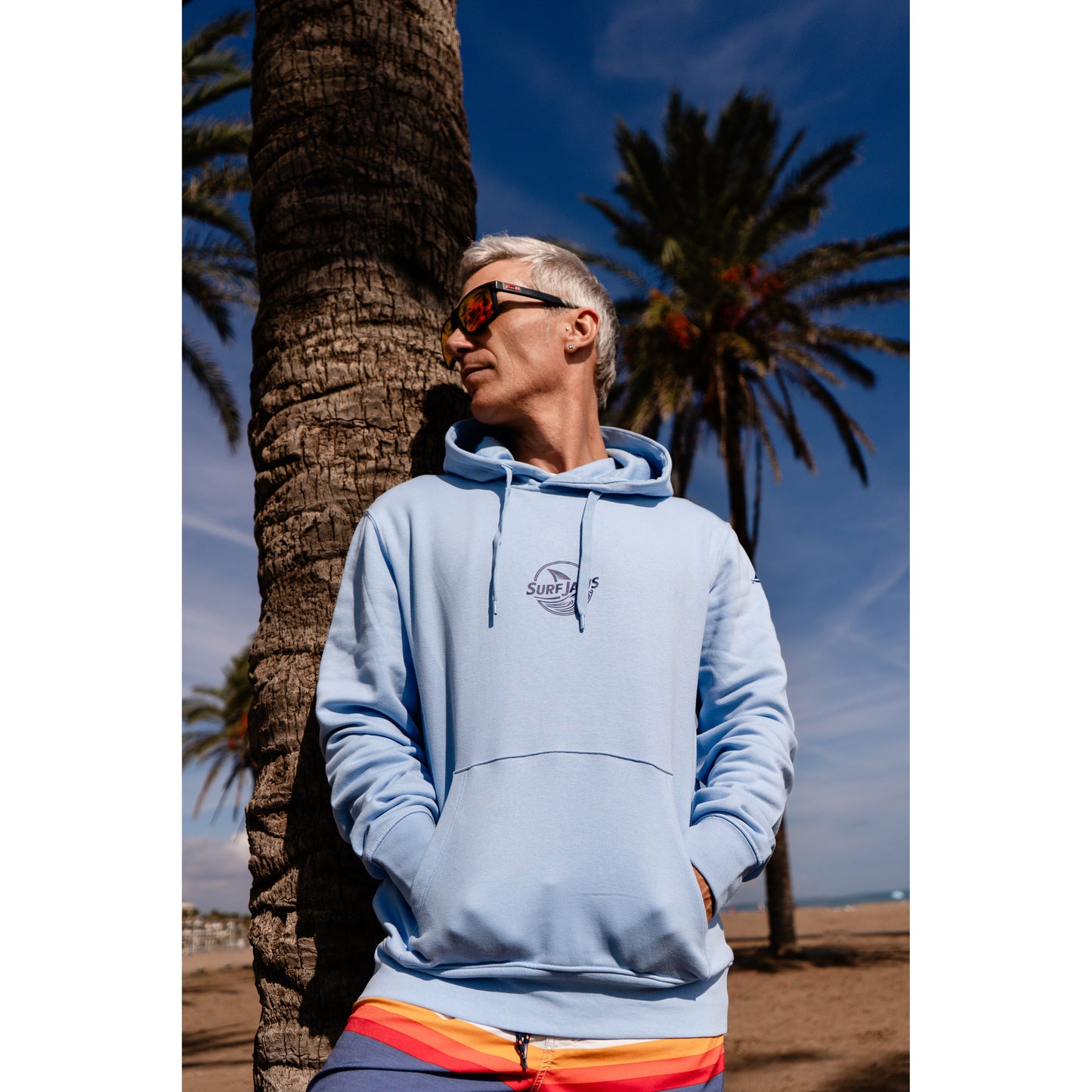 Sudadera SurfJaws "California Mood" - 100% Orgánica