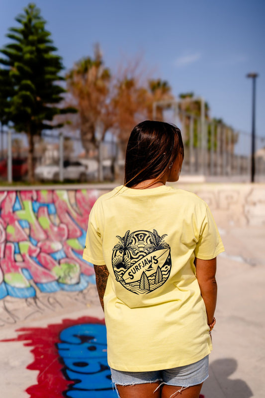 Camisetas 100% Algodón Orgánico con Diseño de Tablas de Surf