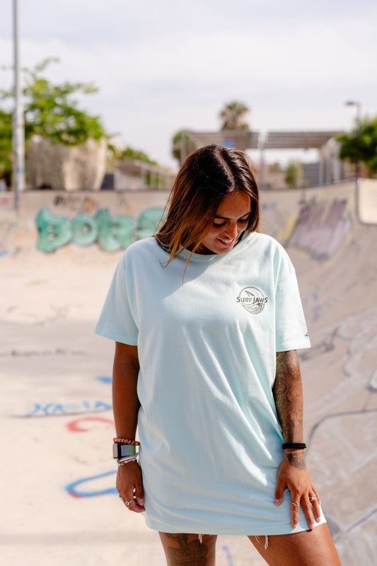 Camisetas 100% Algodón Orgánico con Diseño de Quilla de Surf