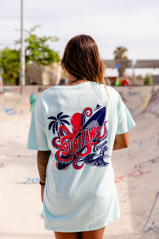 Camiseta SurfJaws Ocean Life – Espíritu Oceánico Urbano