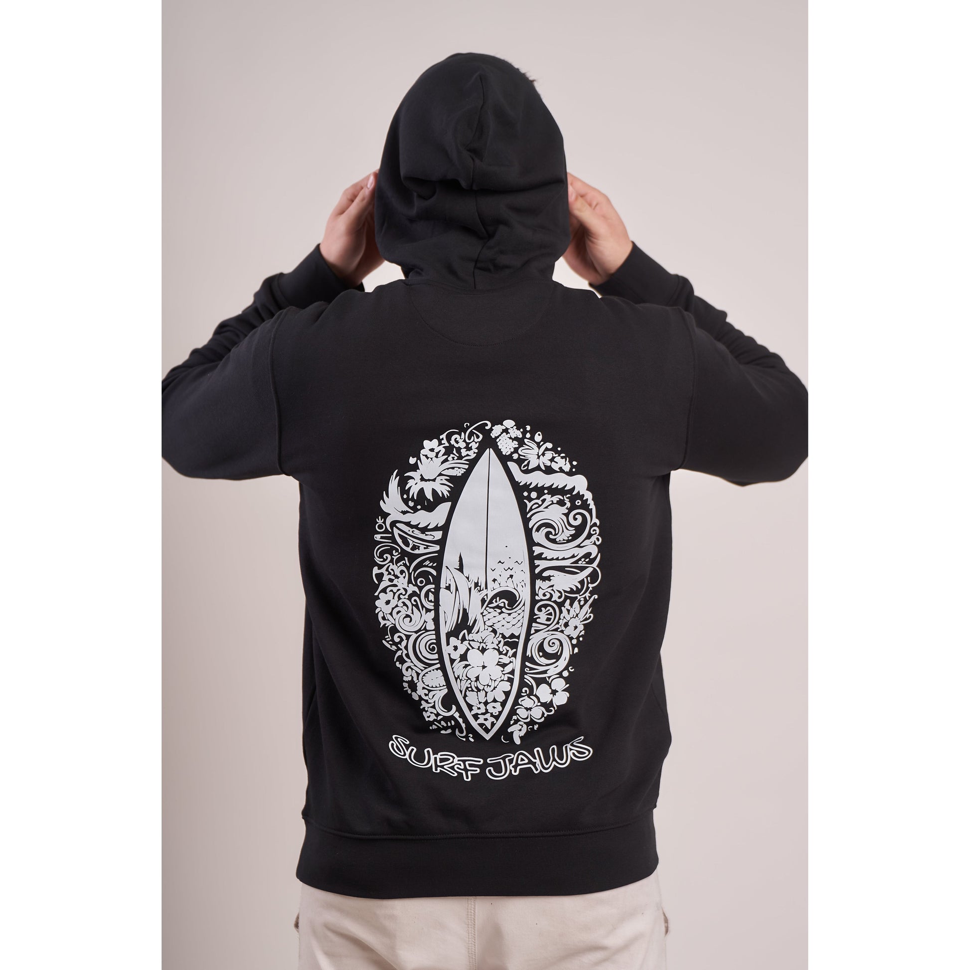 sudadera con capucha 100% orgánica estilo surf