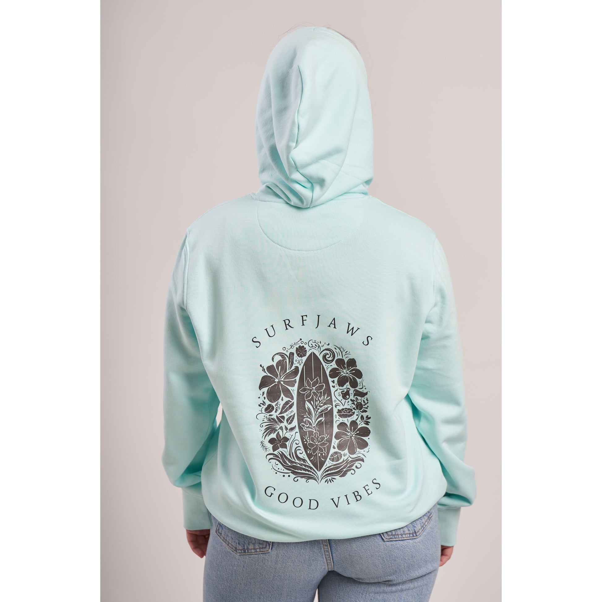 sudadera con capucha 100% orgánica estilo surf