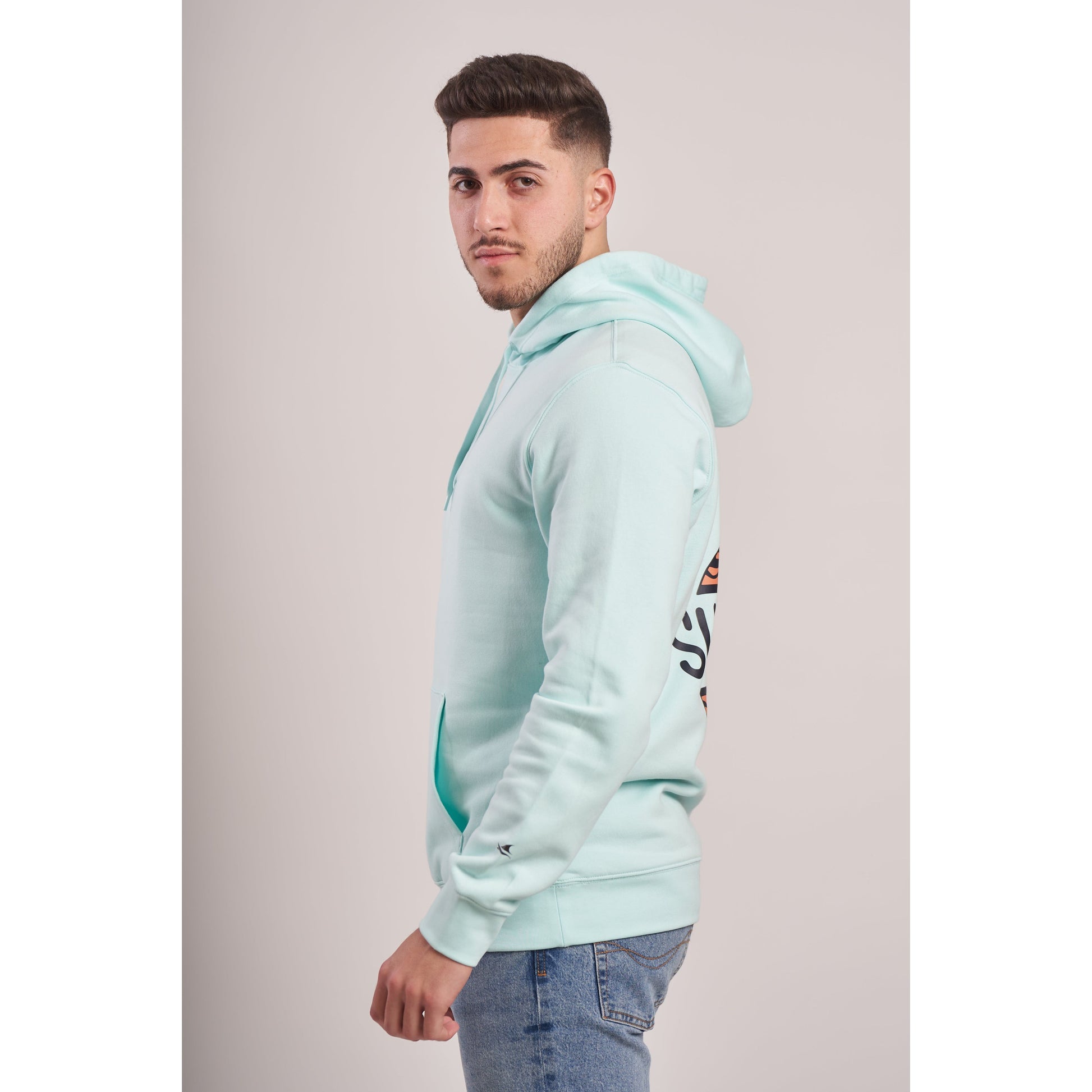 sudadera con capucha 100% orgánica estilo surf