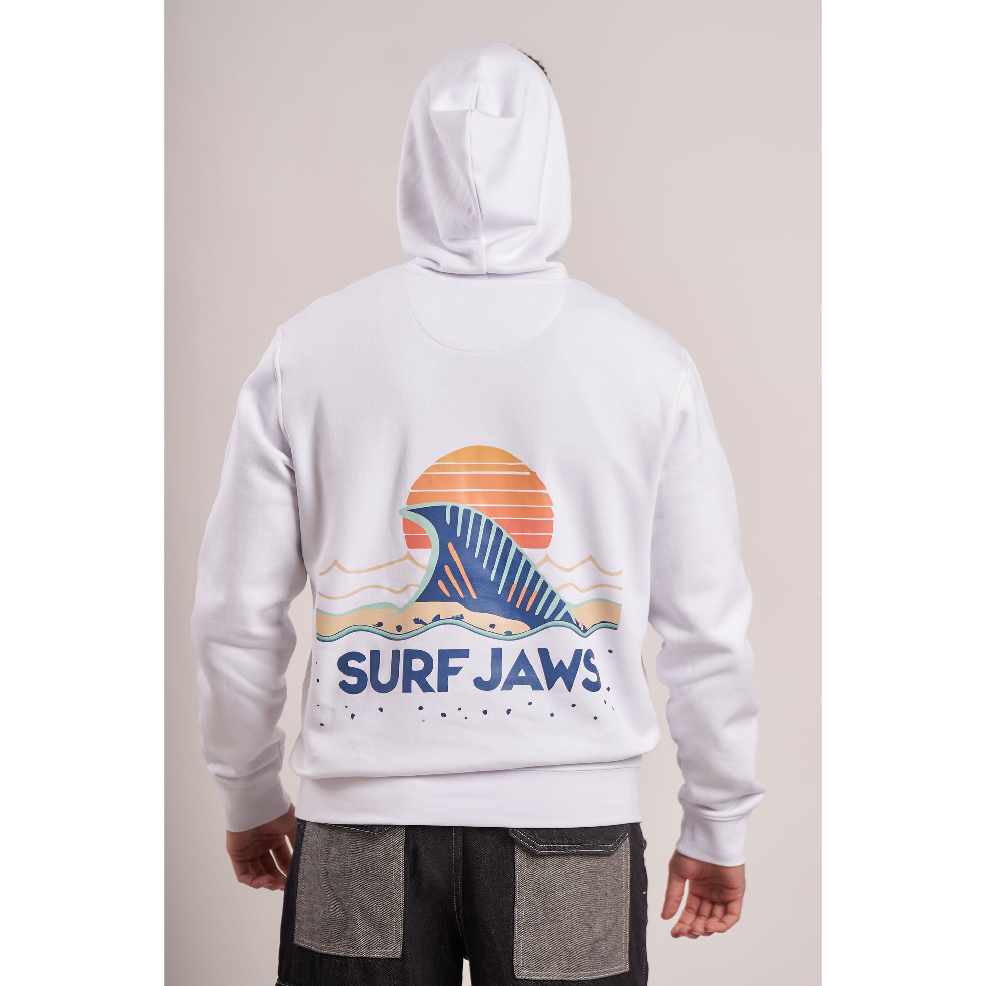 sudadera con capucha 100% orgánica estilo surf