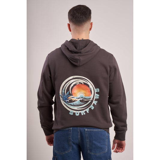 sudadera con capucha 100% orgánica estilo surf