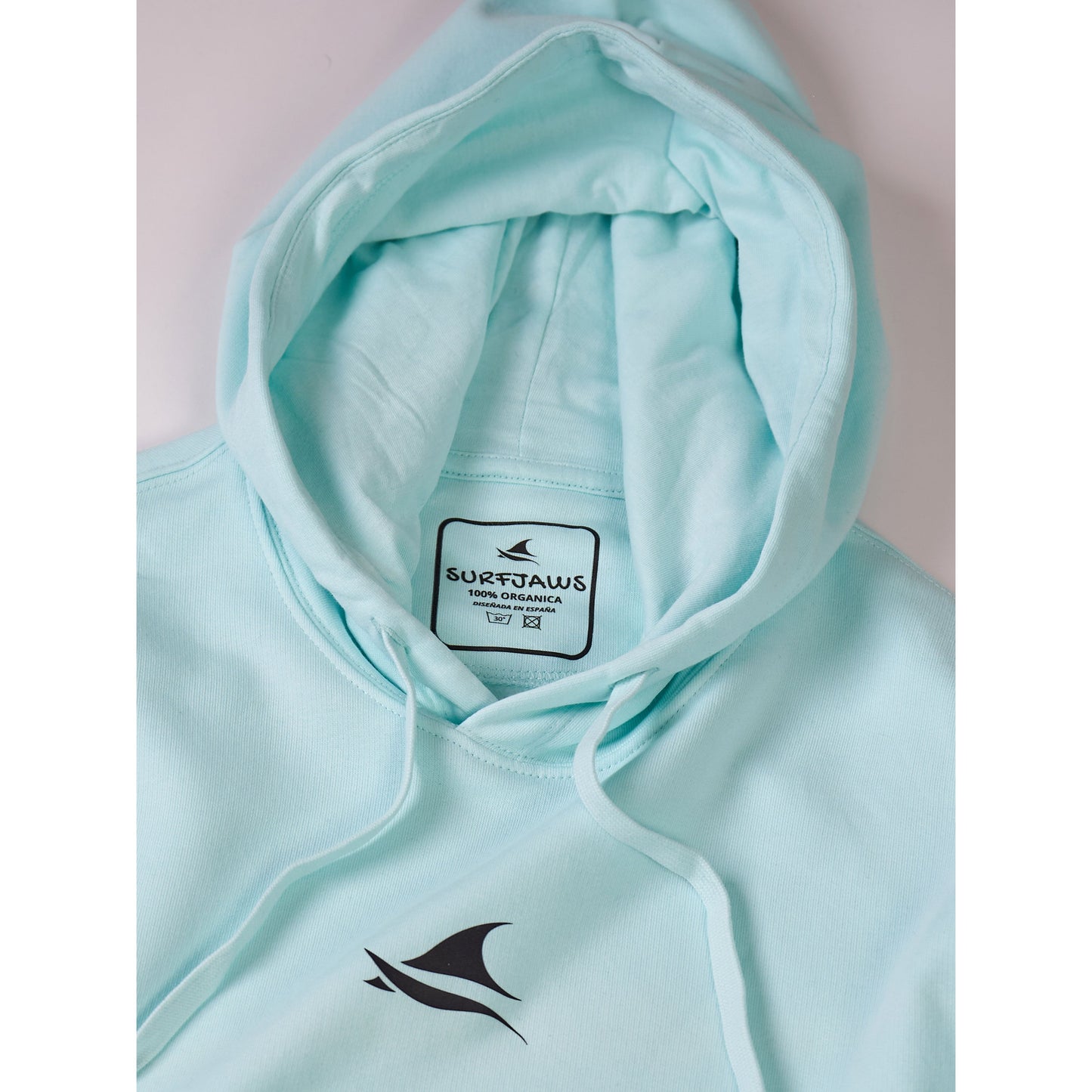 sudadera con capucha 100% orgánica estilo surf
