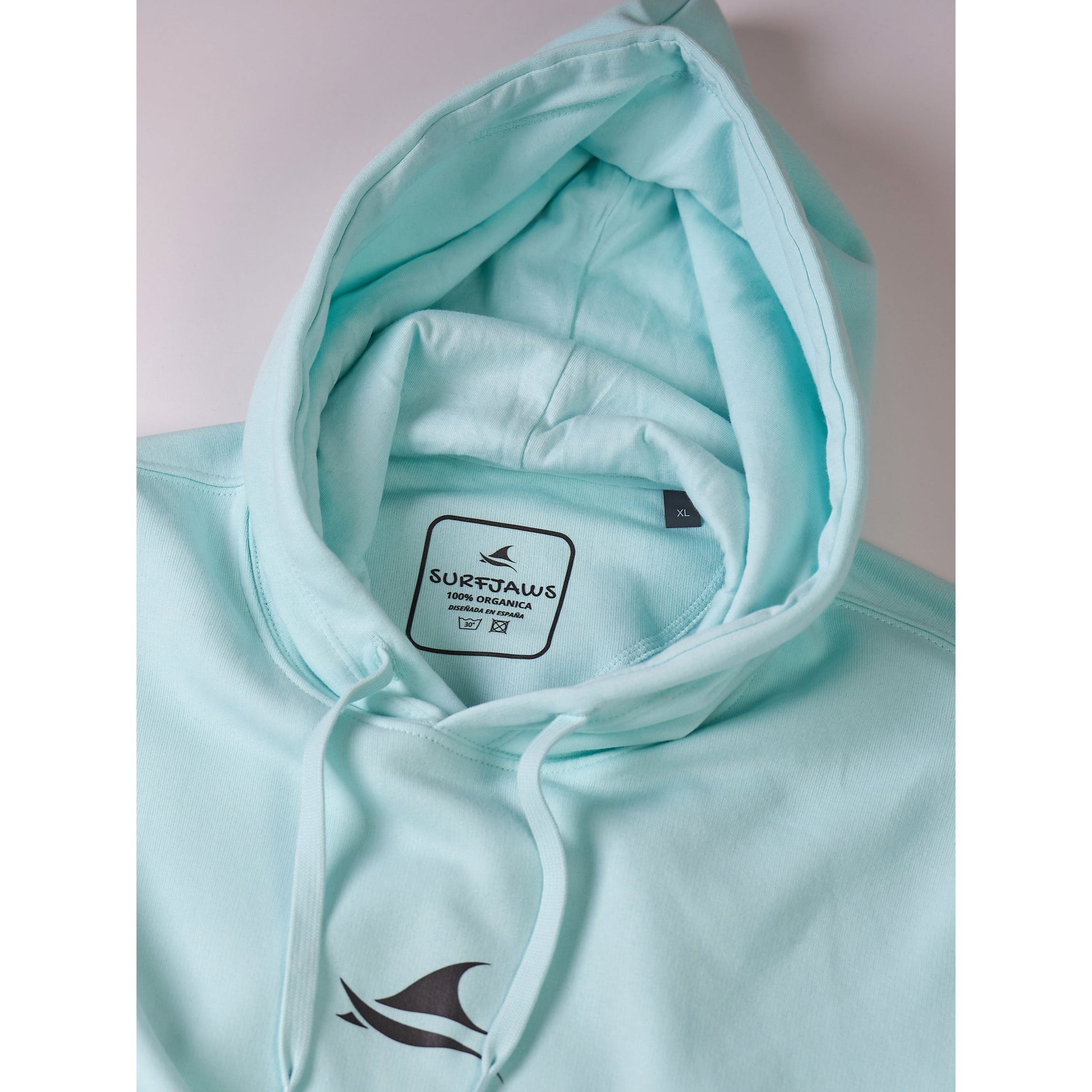 sudadera con capucha 100% orgánica estilo surf