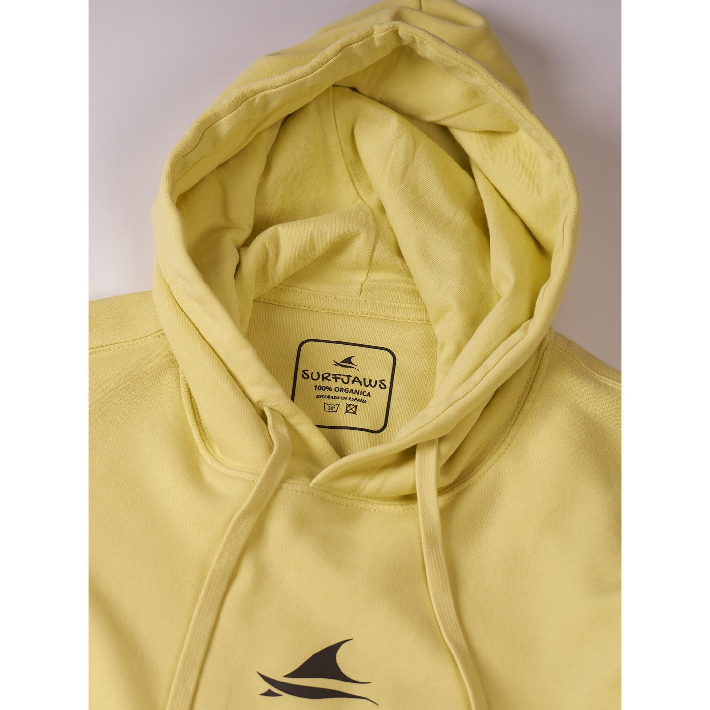 Sudadera con capucha Hombre Lemon.  100% ecologica