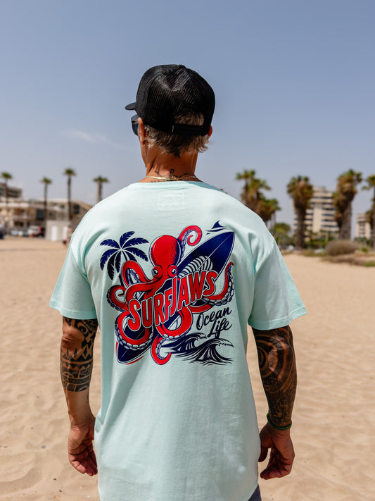 Camiseta SurfJaws Ocean Life – Espíritu Oceánico Urbano