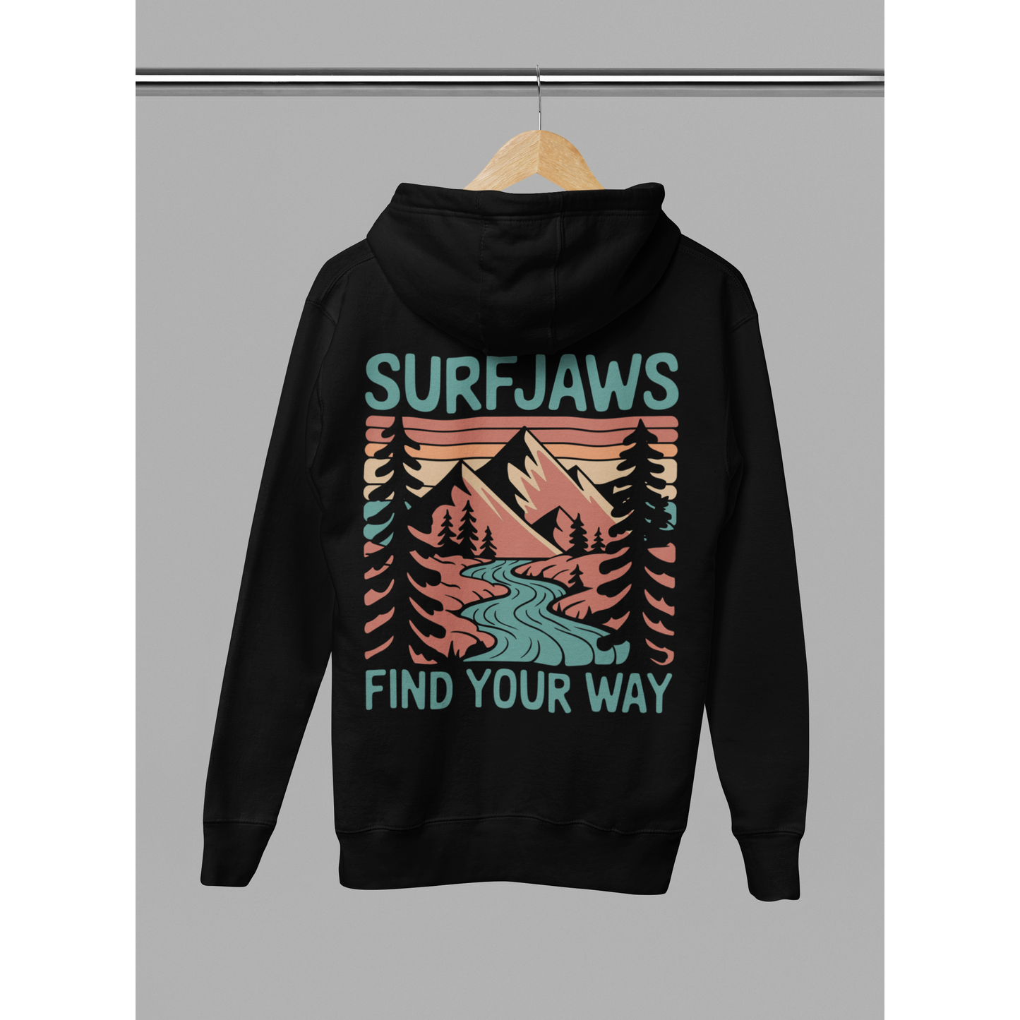 Sudadera SurfJaws "Find Your Way" - 100% Algodón Orgánico