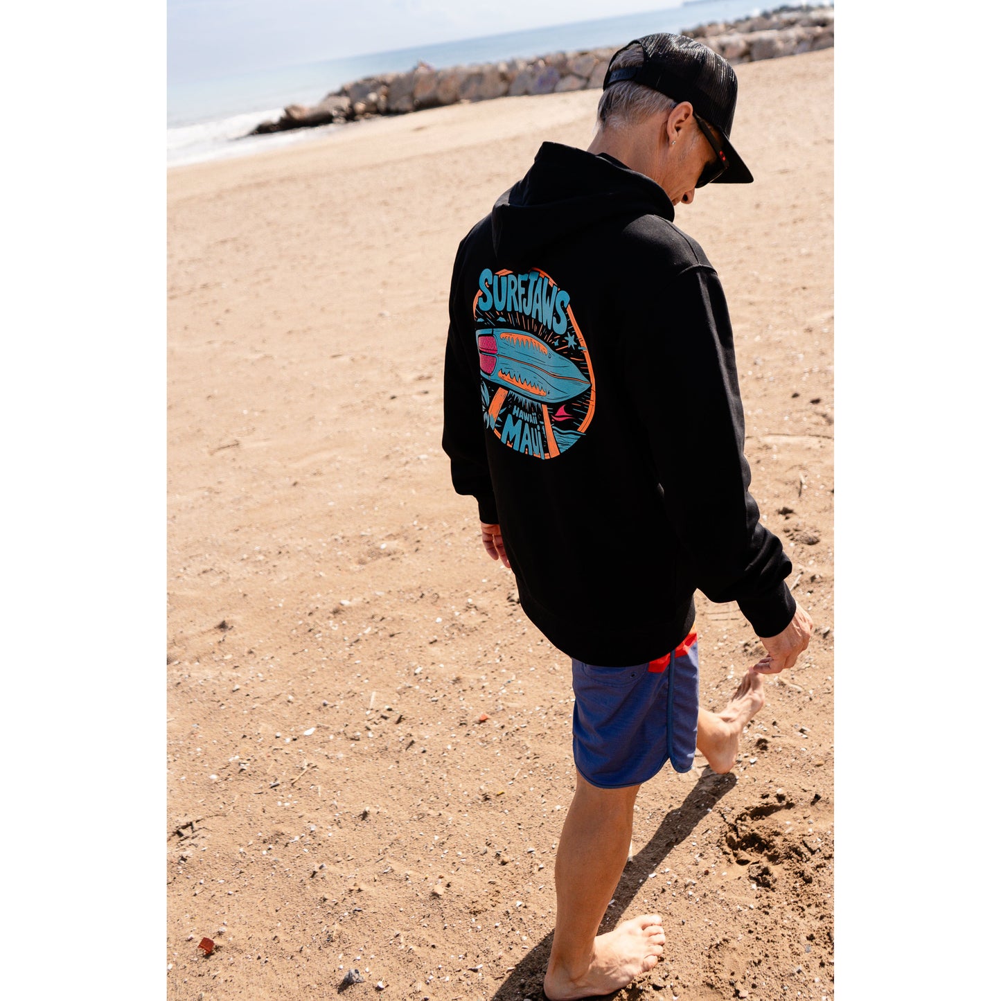 Sudadera SurfJaws "Maui" - Espíritu del Surf en Hawai
