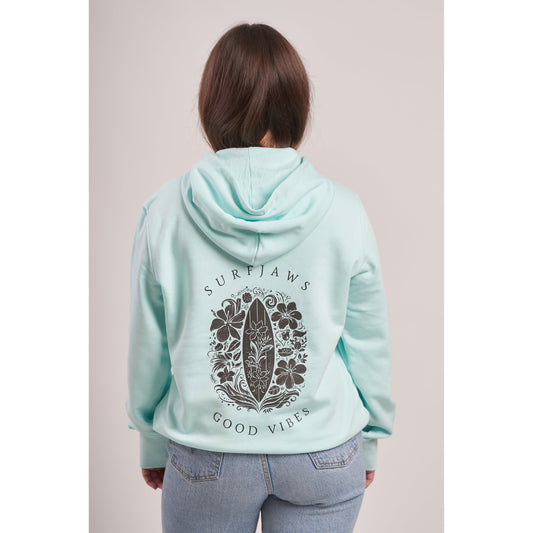 sudadera con capucha 100% orgánica estilo surf