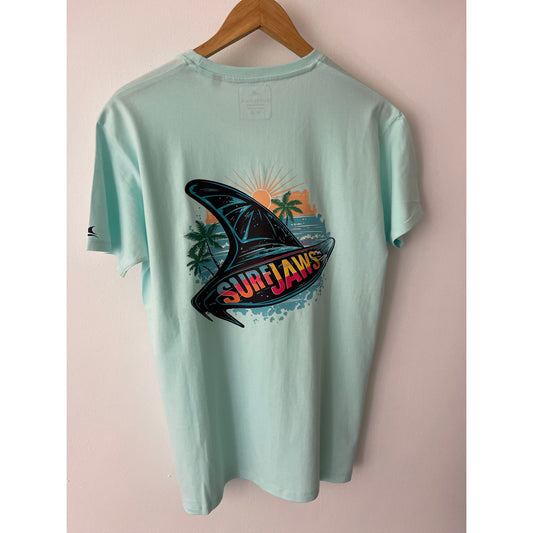 Camisetas 100% Algodón Orgánico con Diseño de Quilla de Surf