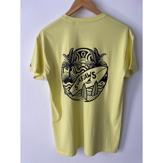 Camisetas 100% Algodón Orgánico con Diseño de Tablas de Surf